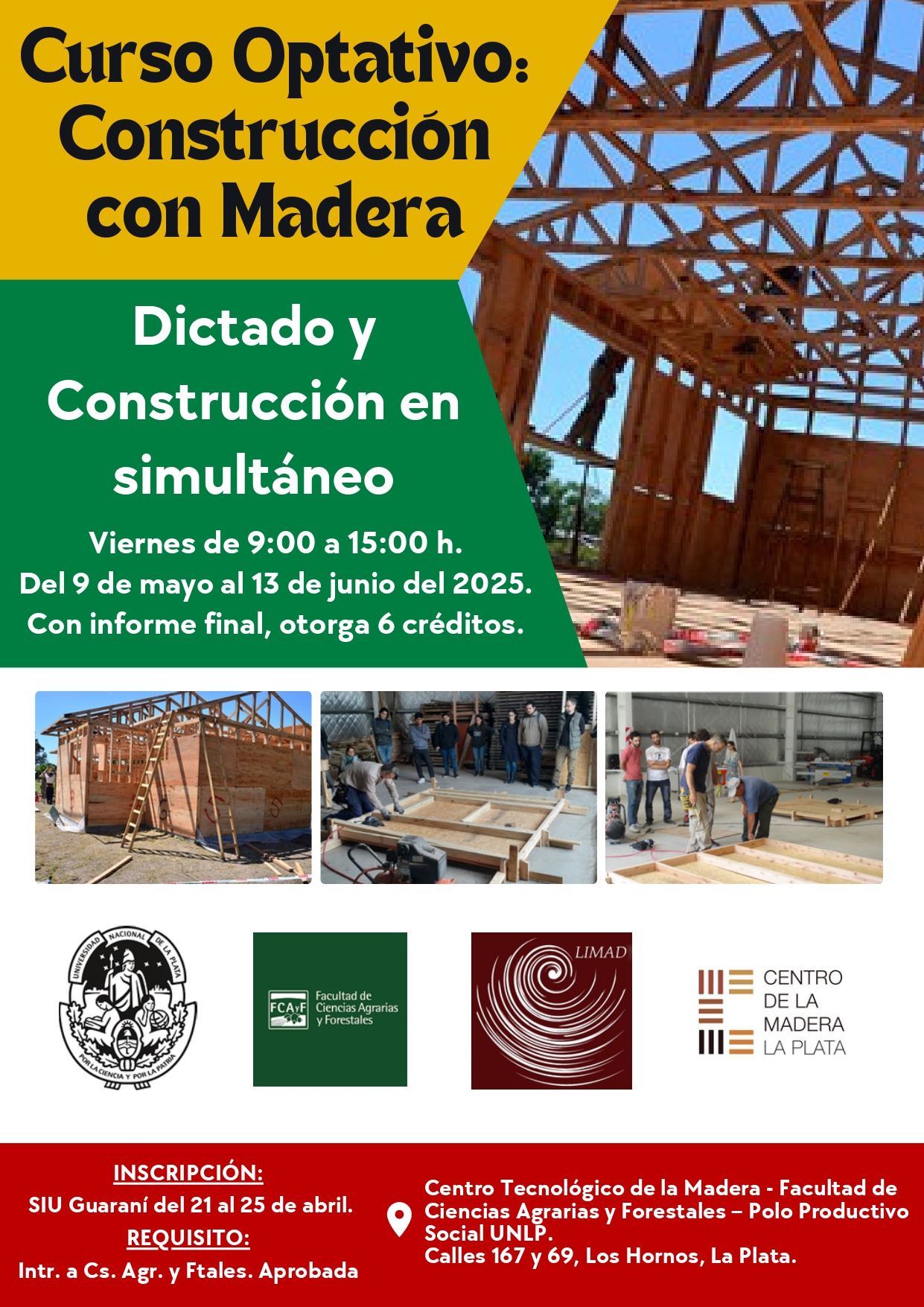 Curso optativo: construcción con madera