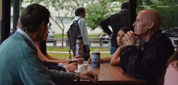 Visita a la Facultad del Vicepresidente Académico de la UNLP