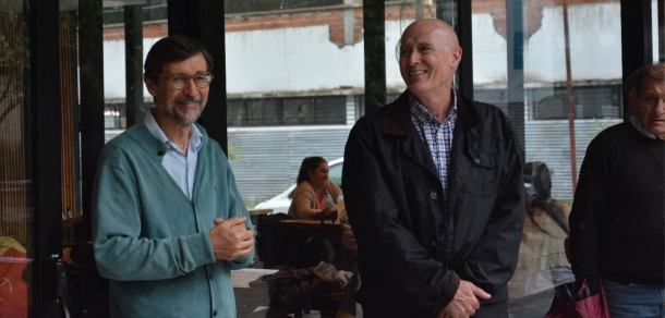 Visita a la Facultad del Vicepresidente Académico de la UNLP