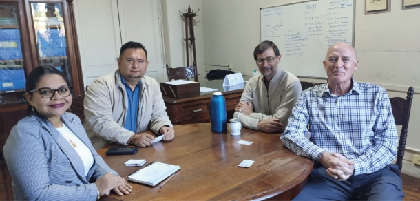 Autoridades de la Universidad Técnica Estatal de Quevedo visitaron nuestra Facultad