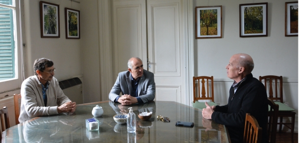 Reunión del Presidente de la UNLP con Consejeros Directivos y Gestión