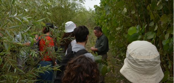 Recorrido de Ingresantes de las carreras de Ingeniería Agronómica y Forestal a la  Estación Experimental Julio Hirschhorn