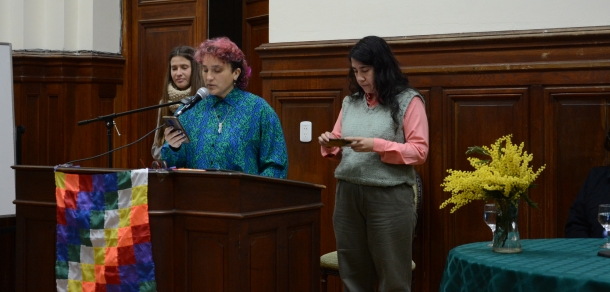 Entrega de diplomas a la primera cohorte de estudiantes de la Tecnicatura Universitaria en Agroecología 