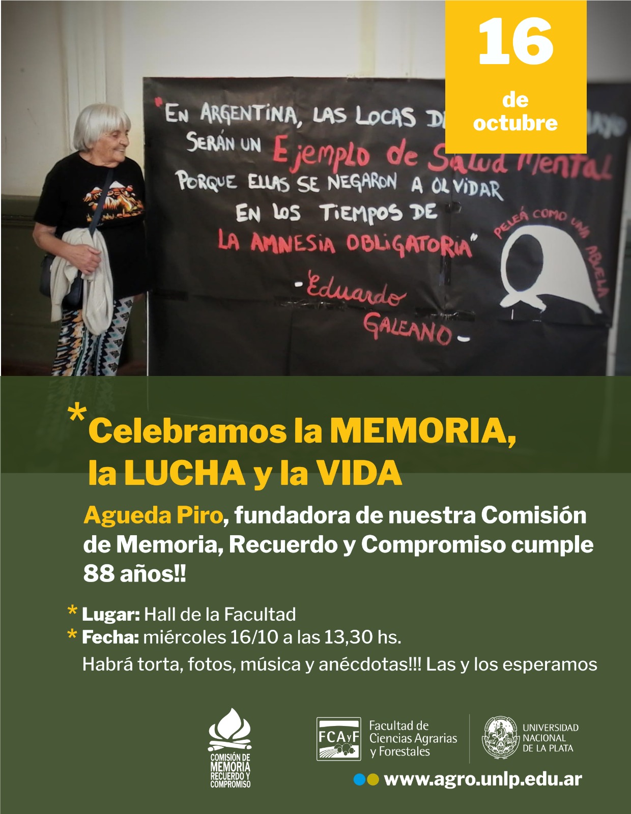 Celebramos la Memoria, la Lucha y la Vida